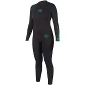Ocean & Earth Surf School 3 Mm Dame Våddragt I Neopren Med Lange ærmer Og Lynlås På Ryggen