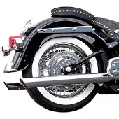 Bassani Xhaust True Duals Harley Davidson Ref:31117b Ikke-godkendt Lyddæmper