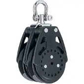 Harken Carbo Ratchamatic Dobbelt Remskive 57 Mm