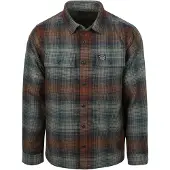 Superdry Superdrytil mænd. M4011050A Miller grøn skjorte (M), Casual, Polyester, Lange ærmer