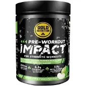 Gold Nutrition Pre-workout Impact Energipulver Grønt æble 400g