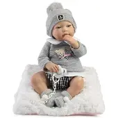 MuÑecas Guca Alex Baby Reborn Hårløs 42-46 Cm