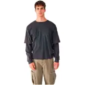 Balmohk Double Washed T-shirt Med Lange ærmer