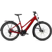 Specialized Turbo Vado 4.0 Step-Through - Red Tint / Silver Reflective - L - Cykel