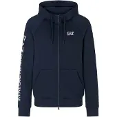 Emporio Armani Train Logo Series Extended Logo Cc Sweatshirt Med Lynlås