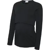 Mamalicious Kerrie June Maternity T-shirt Med Lange ærmer