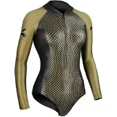 C4 Freediving Aurea 2 Mm Langærmet Shorty-våddragt Til Damer