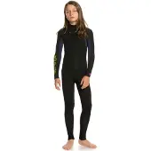 Quiksilver Ed Sessions 3/2 Mm Dame Våddragt I Neopren Med Lange ærmer Og Lynlås På Ryggen