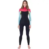 Hurley Advant 3/2 Mm Dame Våddragt I Neopren Med Lynlås I Brystet Og Lange ærmer