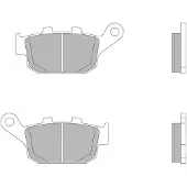 Nissin Premium A0041 2p-204ns Semi-sintrede Bremseklodser