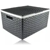 Usorteret Kurv med RATTAN-betræk 41X34X20