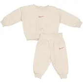 Nike Sweatsæt - Sweatshirt/Sweatpants - Pale Ivory Heather - - 6 mdr - Sweatsæt