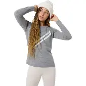 Super.natural Kryssede Ski T-shirt Med Lange ærmer