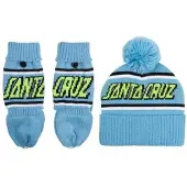Santa Cruz & Mittens Strip Beanie