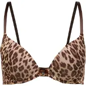 Hunkemoller BH camel / ecru / mørkebrun