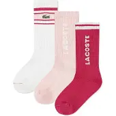 Lacoste Kids Stripe Crew Sokker 3 Par