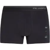 Karl Lagerfeld Boksershorts 'Ikon' grå / antracit / mudderfarvet