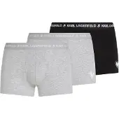 Karl Lagerfeld Boksershorts lysegrå / hvid