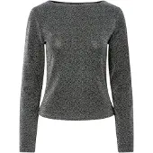 Pieces Pcjina Glitter Top Med Lange Ærmer