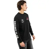 Tommy Hilfiger Bluser & t-shirts 'MODERN ATHLEISURE' rød / sort / hvid