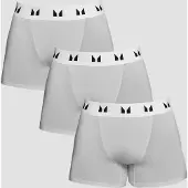MP Boxers til mænd (3-pak) – Grey Marl/Hvid - L
