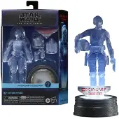 Star Wars The Black Series - Holocomm Collection - Bo -Katan Kryze - 6 " Samlibelig handlingsfigur med holografisk disco, der lyser op - Alder 4