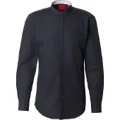 HUGO Slim fit skjorte i strygelet bomuldspoplin