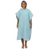 Ocean & Earth Waffle Hooded Poncho