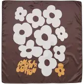 Another Cotton Lab Sjal camel / brun / lysegrå