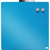 Nobo mini magnetisk whiteboard farvet kvadrat 360mmx360mm Blå