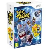 Nintendo Games Wii Raving Rabbids Travel In Time + Figure