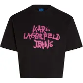 Karl lagerfeld JEANS Shirts fuchsia / sort