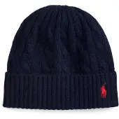 Ralph Lauren Polo Ralph Laurentil kvinder. 455981442008 Marineblå hue i uld og kashmir (OSFA), Casual, Bomuld