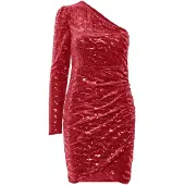 Pieces Pcmable Glitter Kort Kjole