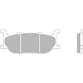 Nissin Premium A0300 2p-233ns Semi-sintrede Bremseklodser