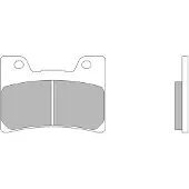 Nissin Premium A0470 2p-251ns Semi-sintrede Bremseklodser