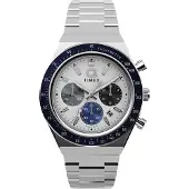 Timex Analogt ur 'Q' blå / sort / sølv / hvid