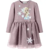 Name it Osimi Frozen Tulle Kjole Med Lange ærmer