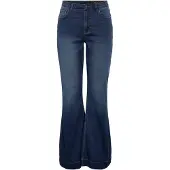 Noisy May Rooxy Slim Flared Højtaljede Jeans