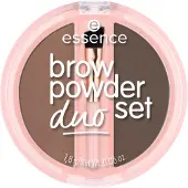 Essence brow powder duo set Øjenbrynspudder 2 g Nr. 02 - Medium