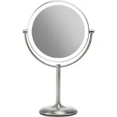 Gillian Jones Makeup-spejl med tonet lys - 15x forstørrelse