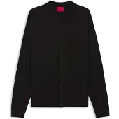 HUGO San Jordan 10276192 Red V-hals Sweater