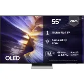 Samsung 55" OLED S90F 4K Vision AI Smart TV (2025), Black