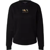 Armani Exchange A|X Armani Exchangetil kvinder. XW001846AF18853UC001 Sweatshirt French terry sort (S), Casual, Bomuld