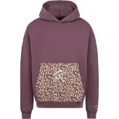 ESTEEM Sweatshirt ' Leo Aesthetics ' beige / lysviolet / hvid