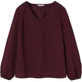 TATUUM Bluse 'Teria' vinrød