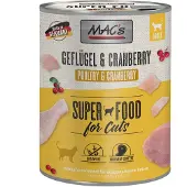 Mac'S Økonomipakke: 24 x 800 g Cat - Kitten: Kalv & Kyllingehjerter