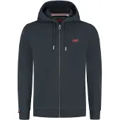 Superdry Superdrytil mænd. M2014128A Essential Logo Zip Sweatshirt navy (M), Casual, Bomuld, Blå