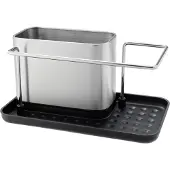 Wenko 54709100, Hylde til håndvask, Fritstående, Sort, Rustfrit stål, Polypropylen (PP), Rustfrit stål, 210 mm, 120 mm
