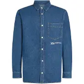 Karl lagerfeld Jeans A4m16001 Regular Denim Skjorte Med Lange ærmer